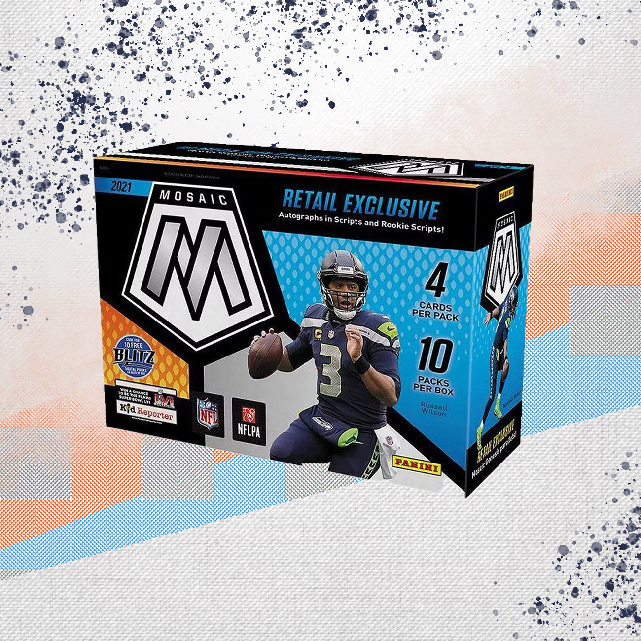 2021 Panini Mosaic Football Target Mega Box