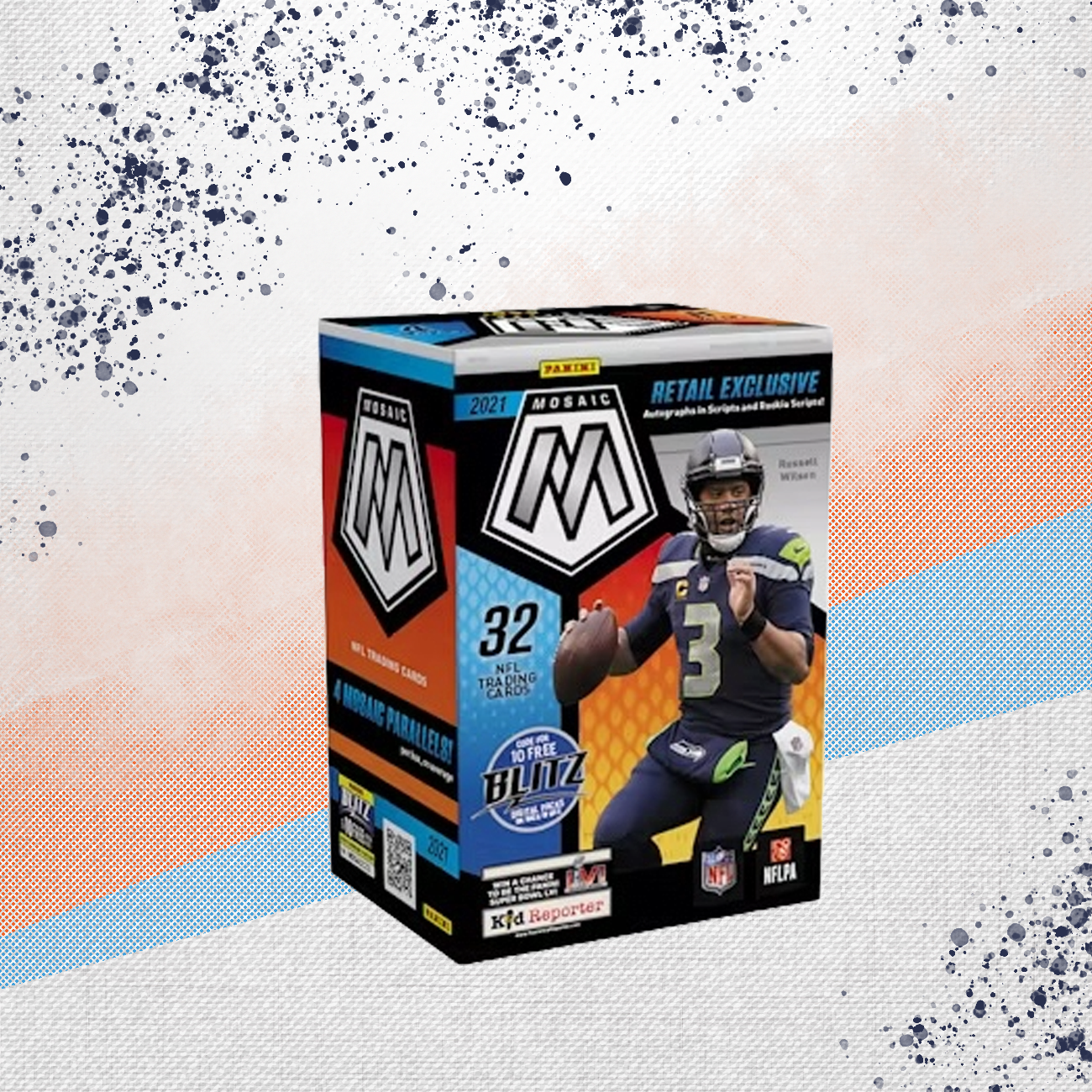 2021 Panini Mosaic Football Target Blaster Box